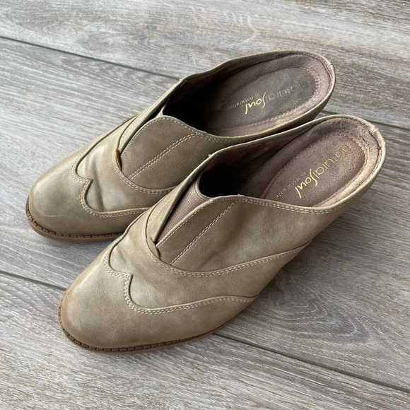 Natural Soul Cammie Slip On Wingtip  Mules Clogs - Picture 2 of 13